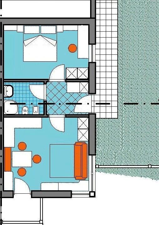 Ferienwohnung Lü de Rü St. Vigil Zimmer foto